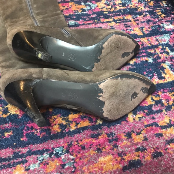 Via Spiga high heel boots soft grey size 8M - Picture 7 of 8